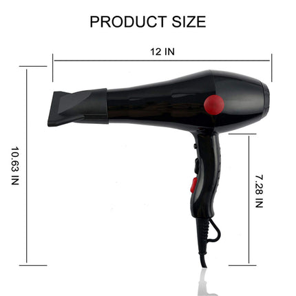 2000 Watts Professional Hair Dryer (Black) Professional Stylish Hair Dryers For Womens And Men Hot And Cold DRYER